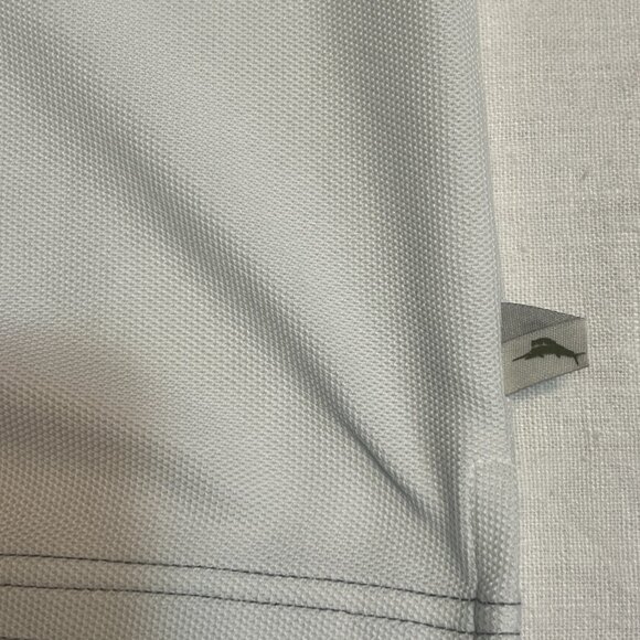 Tommy Bahama Men's Polo Shirt White Short Sleeve Long Horn Size XL - Picture 7 of 9